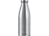 Milton Duo DLX 1000 Thermosteel Water Bottle 1 LTR, 24 Hr Hot and Cold I Leak Proof Lid, ISI Certified I Vacuum Insulated I for Office, Gym, School I Silver