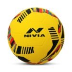 NIVIA Storm - 2024 Moulded Football - White (Yellow)