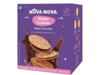 NOVANOVA Belgian Chocolate Waffle Cookies - Box Of 6 - Vegetarian, 100% Eggless | No Added Preservatives (65g)