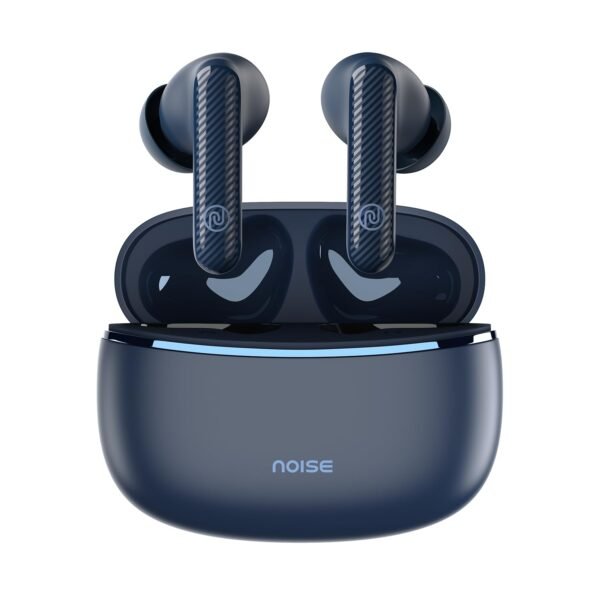 Noise Aura Buds in Ear Truly Wireless Earbuds with 60H of Playtime, Quad Mic with ENC, Dual Device Pairing, Instacharge(10 Min=150 Min),12Mm Polymer Composite Driver, BT V5.3(Aura Blue)