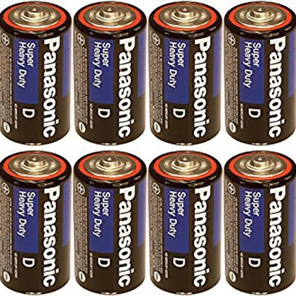 Panasonic Heavy Duty D Batteries X 12