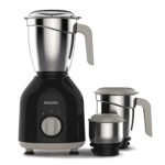 Philips HL7756/00 Mixer Grinder with 10-year warranty on product registration , 750W, 3 Jars (Black)