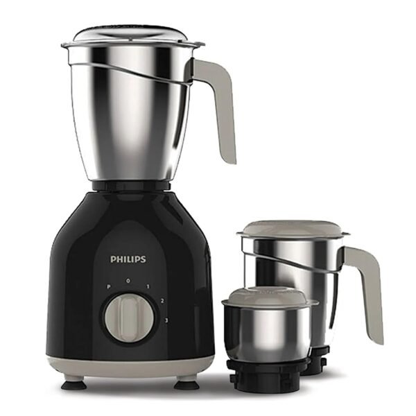 Philips HL7756/00 Mixer Grinder with 10-year warranty on product registration , 750W, 3 Jars (Black)