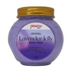 Pinch Me Crystal Jelly Pedicure & Manicure Dead Sea Salt Soak For Relaxation & Refreshing Skin (Mani-Pedi), 175 gm (Pack of 1) | REPAIRS CRACKED HEELS AND SOFTENS CUTICLES |Crystal Lavender Jelly
