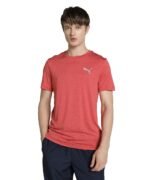 Puma Men's Polyester Solid Slim Fit T-Shirt for Cricket and Gym | Teams Cricket Heather Tee
