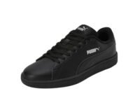 Puma | Smashic Comfort Casual Sneakers | Black-Matte Silver | 8UK