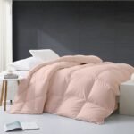 Razzai microfiber 500 GSM Winter Comforter Premium Collection Quilted Comforter (60" x 90" Inches/152cm x 228cm) - Single Bed Comforter|Peach| TC - 400