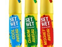 SET WET Deodorant Spray Perfume Cool, Charm & Mischief Avatar for men, 150ml (Pack of 3)
