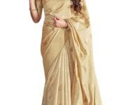 SGF11 Women's Kanjivaram Pure Soft Silk Saree For Women Pure Golden Zari With Blouse Piece
