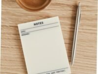 SHUTTLE ART Clear Transparent Sticky Notes, Translucent Waterproof Sticky Notes Clear Self-Sticky to Do List Stationery Supplies 50 Sheets for Backing Office, Home and Study Supplies