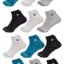 SJeware Men and Women Solid Ankle Length Socks Multicolored (SJW-PLAIN-PACKOF12-B)