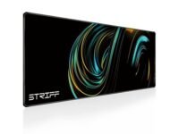STRIFF Extended Size (800 mm x 300 mm x 3 mm) Gaming Mouse Pad| Stitched Edges| Non-Slip Rubber Base|Computer Laptop|Keyboard Mouse Pad for Office & Home (Universe)