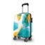 Safari Luma Neo 8 Wheels 55cm Cabin Size Trolley Bag, Hard Case Printed Polycarbonate, 360 Degree Wheeling Carry on Luggage for Men & Women, Suitcase for Travel, Trolley Bags for Travel, Multicolour