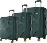 Safari Pentagon Pro 8 Wheels Trolley Bags, Dusk Green, Set of 3 ( 55 cm/65 cm/75 cm), Safari Pentagon Pro 8 wheels Set of 3 Trolley Bags, Hard Case Polypropylene Luggage, Dusk Green