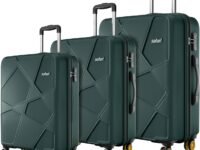 Safari Pentagon Pro 8 Wheels Trolley Bags, Dusk Green, Set of 3 ( 55 cm/65 cm/75 cm), Safari Pentagon Pro 8 wheels Set of 3 Trolley Bags, Hard Case Polypropylene Luggage, Dusk Green