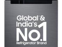 Samsung 236 L, 3 Star, Convertible, Digital Inverter with Display Frost Free Double Door Refrigerator (RT28C3733B1/HL, Black Matte/Black DOI)