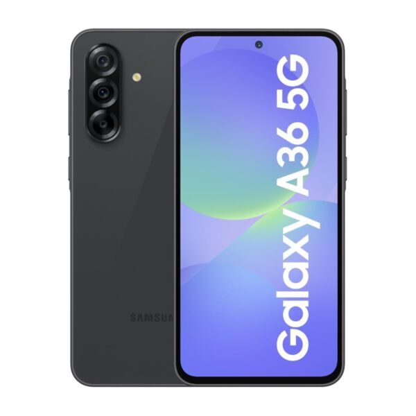 Samsung Galaxy A36 5G (Awesome Black, 12GB, 256GB) | Gemini Live | Awesome Intelligence (AI): Circle to Search, My Filter, Object Eraser | 4nm Snapdragon Processor | Flagship Grade Camera