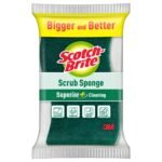 Scotch-Brite Scrub Sponge Ideal for dishwash Liquid 2N || Pack of 6 || (10cm X 6cm)