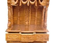 Shilpi Handcrafted Wooden Home Temple/Wooden Temple/Pooja Mandir/Mandap/Wooden Temple/Mandir/Antique Carved Temple