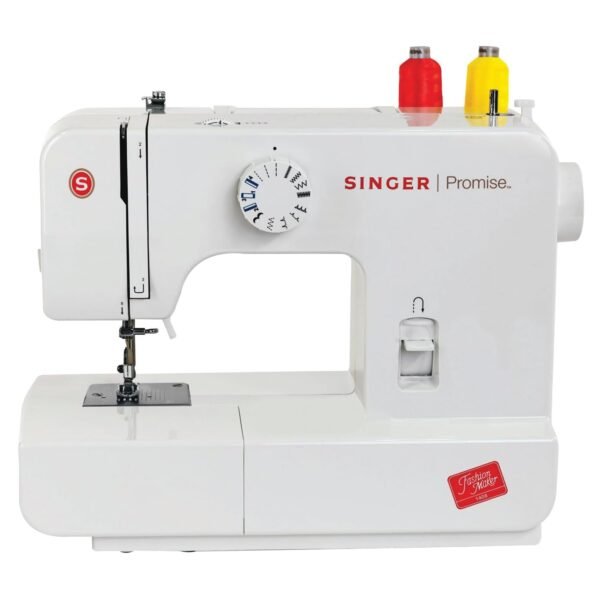 Singer Promise 1408 Automatic Zig-Zag Electric Sewing Machine (White), Metal Frame