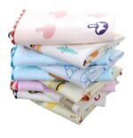 Soft Cotton Handkerchief for kids, Women and girls | Cute Printed Baby Face Towel Hanky Rumal Wash cloth| Double Layer kids hankies for School use Set Of 6 and 12 (11”x11”) Multicolor