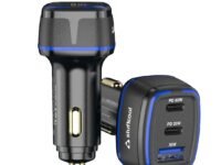 Stuffcool Ultimus 115 3 Port Car Charger 115W Output, Charges MacBooks Type C Laptops, Samsungs, iPhones at The Same time