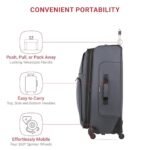 SwissGear 3 PC Spinner Suitcase Set (Dark Grey)