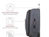 SwissGear 3 PC Spinner Suitcase Set (Dark Grey)