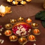 T Light Urli for Wedding Night Decoration Diwali Special Room Event Decoration Taj Romantic Style Diya urli Gift