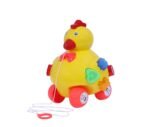 TOYZONE Pull Along Hen 71525 (Multicolor)