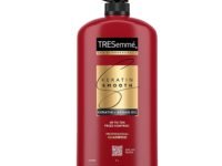 TRESemme Keratin Smooth+ Shampoo 1000ml With Keratin Protein and Argan Oil | Salon-Like Smooth Hair | Up To 72H Frizz Control