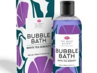 The Body Bucket Luxury Bubble Bath White Tea Serenity– 300ml | Refreshing Foaming Bath Soak with White Tea Extracts, Aloe Vera & Vitamin E | Calming & Hydrating Formula | Paraben-free, Cruelty-free | Suitable for All Ages and Sensitive Skin