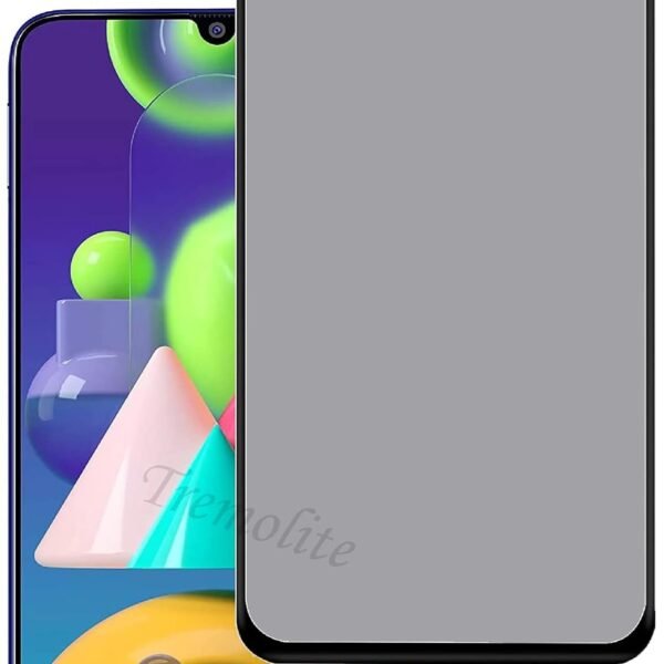 Tremolite Design For Samsung Galaxy M21 Tempered Glass Matte Finish Screen Protector Guard Front Side [Full Coverage] Anti Glare Anti Fingerprint [Bubble-Free] for Smartphone