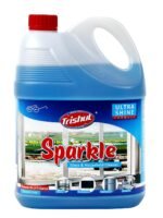 Trishul Sparkle Glass Cleaner | Mirror Cleaner | Glass Polish | Pro Glass & Multi-Surface Cleaner & Disinfectant | Sparkling Glass Wipe | 5 Ltr