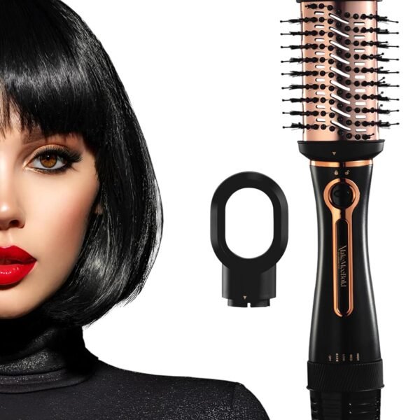 Urban yog MakeMeeBold 3-in-1 Hot Air Brush| 1.5-inch Barrel | Hair Dryer Hair Straightener Volumizer Blow Dryer Styling Tool,1200 Watt | Gifts for Woman, Multicolour