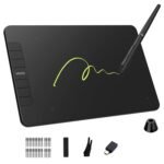 VEIKK VK640 Drawing Tablet 6x4 inch Portable Pen Tablet with 8192 Levels Battery-Free Stylus Graphic Tablet, 6 Shortcuts Keys for Android, Windows, mac OS and Linux, Support Tilt Function
