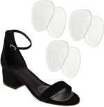 VRT Premium High Heel Inserts [Extra Soft Forefoot Cushioning] Ball of Foot Cushions for Women and Men, Reusable Metatarsal Pads, Prevent Blisters and Calluses, 6 Invisible Pads, Fit Any Shoe 3 Pair