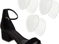 VRT Premium High Heel Inserts [Extra Soft Forefoot Cushioning] Ball of Foot Cushions for Women and Men, Reusable Metatarsal Pads, Prevent Blisters and Calluses, 6 Invisible Pads, Fit Any Shoe 3 Pair