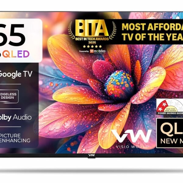 VW 165 cm (65 inches) Pro Series 4K Ultra HD Smart QLED Google TV VW65GQ1