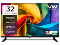 VW 80 cm (32 inches) Frameless Series HD Ready Android Smart LED TV VW32S
