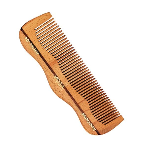 Vega Grooming Wooden Hair Comb,Handmade, (India's No.1* Hair Comb Brand) For Men and Women, (HMWC-04)