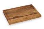 Vesta Homes Wooden Chopping Board/Cutting Board/Serving Board, Block for Vegetables, Fruits & Cheese | Juice Grooves | Natural Sheesham Wood | 38 x 25.5 x 2.5 cm | Handcrafted in India |