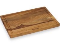 Vesta Homes Wooden Chopping Board/Cutting Board/Serving Board, Block for Vegetables, Fruits & Cheese | Juice Grooves | Natural Sheesham Wood | 38 x 25.5 x 2.5 cm | Handcrafted in India |