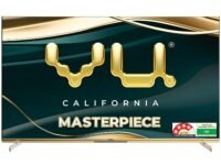 Vu 139cm (55 inches) Masterpiece Frame Series 4K QLED TV 55MASTERPIECE (Armani Gold)