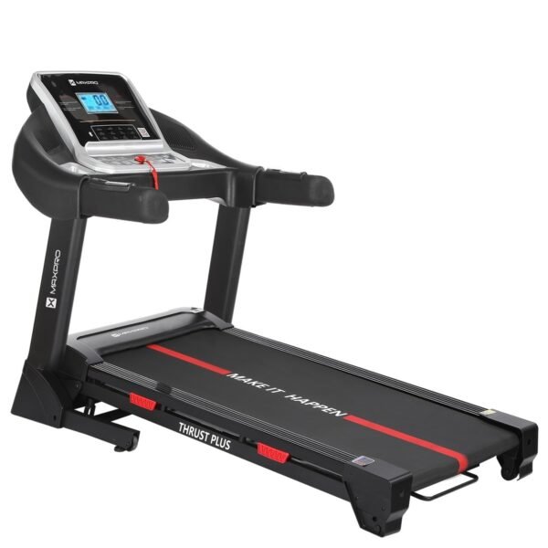 WELCARE Maxpro Thrust Plus 6Hp Peak AC Motor Auto Incline Treadmill With Life Time Motor Warranty|15 Level Auto Incline,Max.Speed 16Km/Hr,LCD Display,Home Use Treadmill For140Kgs User Weight PTA550IAC