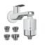 WaterScience CLEO Hard Water Softener for Tap and Shower | Shower Filter for Bathroom | with Metal Adaptor set