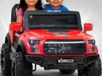 Wishmaster Kids Electric Ride On Car Battery Powered with Remote Control | Big Size SUV Ride-On Toy Car for Boys & Girls | 2 Seater, Lights, Music, Off-Road Wheels | 4x4 Wheel