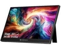 Zebronics 15.6” Portable Monitor, FHD 1080p, 60° Adjustable Stand, 16:9 Aspect Ratio, 250Nits, 16.7M Colors, Type-C PD Input, Type-C Input, Mini HDMI, Built-in Speakers, Wall-Mountable (Pixigo A16S)