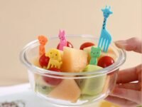 10 Pcs Food Fruit Fork Picks For Kids Cute Animals Bento Box Decor Forkscake Little Forks Dessert Forks Mini Cartoon Toothpick For Cake Dessert Pastry Party Supply