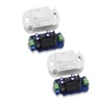 16A Basic Wireless Smart Switch，Wi-Fi Light Switch Compatible with Alexa & Google Home & SmartThings,FCC Certified,No Hub Required Support DIY Module (2 pcs)